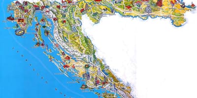 Croazia luoghi da visitare mappa