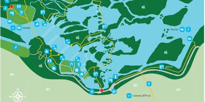 Il parco nazionale di Krka croazia mappa