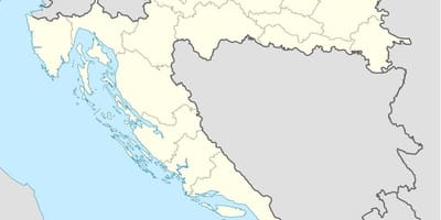 Croazia mappa di localizzazione
