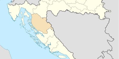 Senj croazia mappa