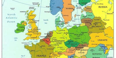 Mappa del mondo che mostra croazia
