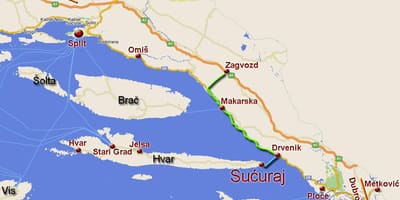 Mappa omis, croazia