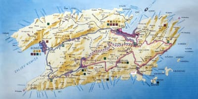Mappa vis croazia